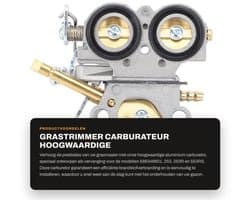 Carburateur Vervanging - Aluminium - Carburateur Onderdelen - Hoogwaardige Maaimachine Accessoire - Verbeterde Brandstofefficiëntie - Eenvoudig te Installeren - Maaier