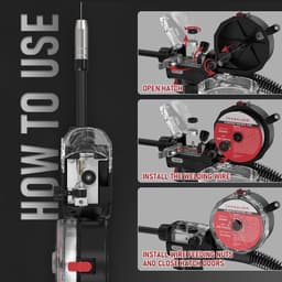 YESWELDER 150A Spool Gun 3 m, Aluminium Welding Gun Euro Connection - ShopVlot — thumbnail 2