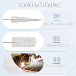 Trumpet reinigingsset met borstels - flexibele doek - complete set voor trompet en trombone - ShopVlot — thumbnail 2