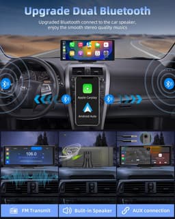 Solidchoice - 10.26 Inch Auto Display met Dashcam en Carplay — thumbnail 3