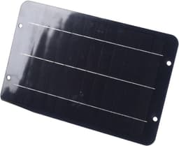 Zonnepaneel Ventilator - Solar Ventilator Kit - Luchtcirculatie Buiten - Dubbele Ventilator - 7W - Zwart — thumbnail 1