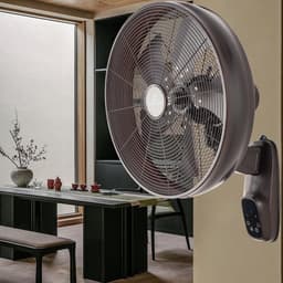 Wandventilator - Muurventilator Stille Ventilator - Ruimte Koelen - 5 Bladen - 16 Inch - Wit — thumbnail 3