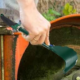 Maaierdeck schraper - Dekreiniger gereedschap - Tuinonderhoud vereenvoudigen - Efficiënte reinigingsoplossing - 368 x 75 x 42 cm - Groen — thumbnail 4