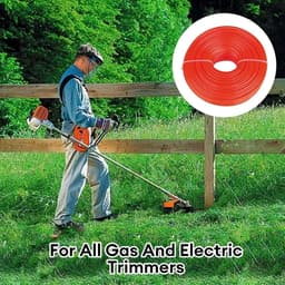 Grasmaaier Lijn - Trimmer Touw - Gazon Onderhoud - Slijtvast Nylon Staaldraad - 15 Meter - Niet gespecificeerd — thumbnail 3