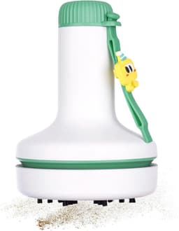 Bureau Stofzuiger - Desktop Cleaner - Bureau Schoonmaken - Adaptieve Prestaties - 8.6x8.6x11.7cm - Wit — thumbnail 1