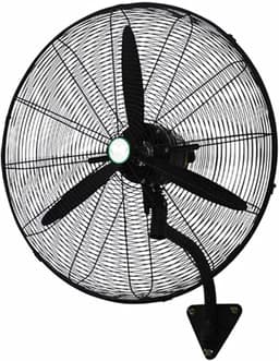 Wandventilator - Stille Elektrische Ventilator - Ruimte Koelen - Industriële Kracht - 68 cm - Zwart — thumbnail 1