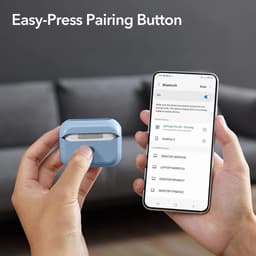 ESR Orbit Hybrid HaloLock Hoesje MagSafe Geschikt voor Apple AirPods Pro 1/2 Blauw — thumbnail 5