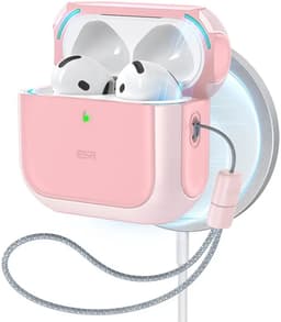 ESR Halolock Orbit Hybrid Hoes Geschikt Voor AirPods 4 (AirPods 4e Generatie) (2024) Magsafe Roze — thumbnail 1