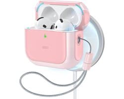 ESR Halolock Orbit Hybrid Hoes Geschikt Voor AirPods 4 (AirPods 4e Generatie) (2024) Magsafe Roze