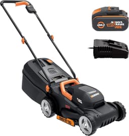 Accugrasmaaier - Draadloze maaier - Gazon onderhoud - Borstelloze motor - 30 cm maaibreedte - Groen — thumbnail 1