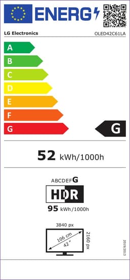 LG C6 OLED42C61LA - 42 inch - 4K OLED - 2026 - Smart TV - Buitenlands model — thumbnail 2