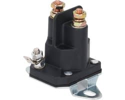 Motor Starter Solenoid - Relais Solenoid - Grasmaaier Onderhoud - 3 Polig 12V Systeem - 155 Gram - Zilverkleurig