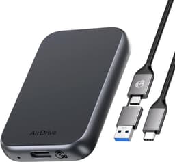 Externe SSD - Opslagstation - Bestanden Opslaan - Hoge Snelheid - 1TB - Zwart — thumbnail 2