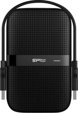 Externe Harde Schijf - Portable Hard Drive - Bestanden Opslaan - Militaire Kwaliteit Certificering - 2 TB - Zwart — thumbnail 3