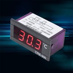 Digitale Temperatuurregelaar 220V - LED Paneel Thermostaat met Sensor voor Verwarming & Koeling — thumbnail 2