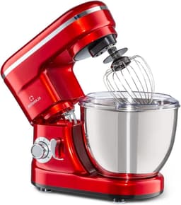 Keukenmachine - Mixer Standmixer - Bakken en Koken - Planetair Mengsysteem - 4 liter - Rood — thumbnail 1