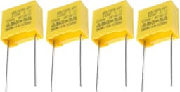 SnelShoppen - 4Pcs Capacitor voor Grasmaaier, 0.22uf, Geschikt voor Flymo Grasmaaiers, Voor Eenvoudige Start en Bediening, Tuinaccessoires — thumbnail 1