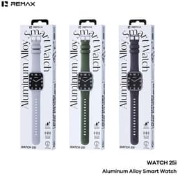 Remax WATCH25i - Smartwatch - Aluminium behuizing - Zwart — thumbnail 2
