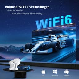 CRLYN® Mini Beamer - Mini Projector - Beamer Full HD — thumbnail 3