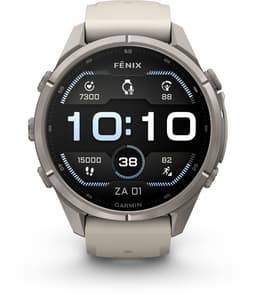 Garmin fēnix 9 Pro - 43 mm - Multisport GPS Smartwatch - 1.3" AMOLED-scherm - Volledig titanium behuizing - Batterijduur tot 10 dagen — thumbnail 1