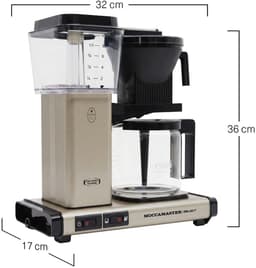 Moccamaster KBG Select - Filterkoffiezetapparaat - Sandstone - 5 jaar garantie — thumbnail 5