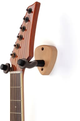 YONO Gitaar Muurbeugel met Plectrum Houder - Wandhouder Hout - Verstelbare Gitaarhouder voor Akoestische, Elektrische en Basgitaar - Ophangsysteem - Standaard — thumbnail 2