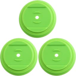 SnelShoppen - 3Pcs Molenblad Basis Plastic Deksel Voor Grasmaaier Blad Houder Voor Draadloze Tuin Gereedschappen 64x20mm Groen - Bescherming, Geluidsr — thumbnail 1