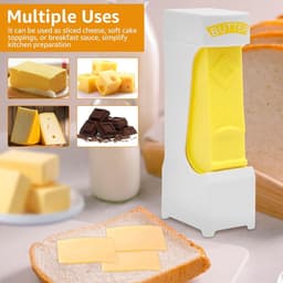 Botersnijder - Boterdispenser - Bakken en koken - Geïntegreerde opslag - 203 cm - Wit — thumbnail 5