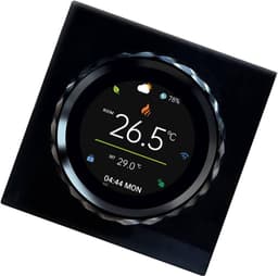 Slimme Thermostaat - Temperatuurregelaar WiFi - Energie Besparen - Programmeerbare Schema's - 16A - Zwart — thumbnail 4