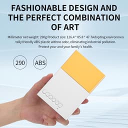 SnelShoppen - Draagbare Mini-Projector 1080p, 6000 lm, Intelligente Helderheid, Voor Thuisbioscoop, Reizen, Vergaderingen, Games, Automatische Correct — thumbnail 5