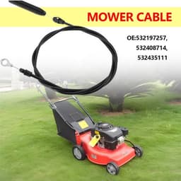 Motorbesturingskabel Vervangt 532435111 - Koppelingskabel - Compatibel met Husqvarna/Jonsered - Soepele bediening - Eenvoudige installatie - Geschikt voor grasmaaiers — thumbnail 3