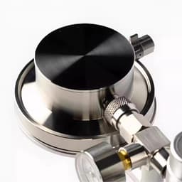 Draagbaar Koffiezetapparaat - Espresso Machine - Thuis Koffie Zetten - Pneumatische Extractie - Met Manometer - Zilver — thumbnail 4
