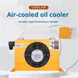 Hydraulische Oliekoeler - Luchtgekoelde Radiator - Motor Koeling - Efficiënte Ventilator - 60L/min Debiet - Oranje — thumbnail 2