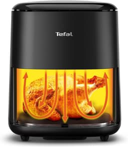 Heteluchtfriteuse - Airfryer - Gezond Koken - 10 Programma's - 5 Liter - Zwart — thumbnail 4