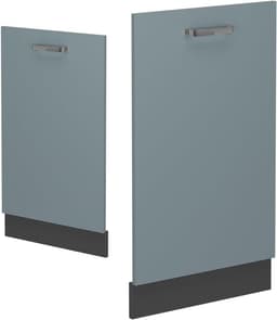 Vaatwasserfrontpaneel - Paneel voor vaatwasser - Keuken Integreren - Naadloze integratie - 45 cm - Blauw-grijs — thumbnail 4