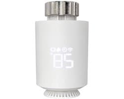 Slimme Thermostaat - Radiatorklep - Energie Besparen - Zigbee 3.0 - 230 Volt - Zwart