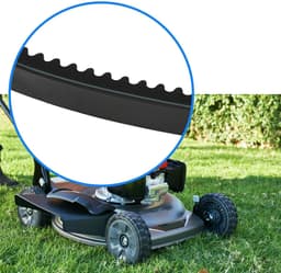 Dailygoods- Grasmaaier V-riem 48175 - Tanden - Rubber - 700x13x9.5mm - Duurzaam - Betrouwbare krachtoverbrenging — thumbnail 4