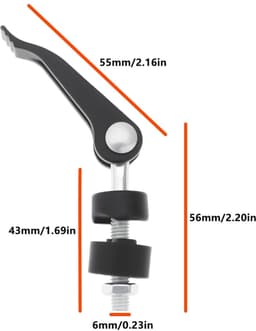 Dailygoods- Handvat Moeren 6mm - 2 Stuks - Roestvrij Staal — thumbnail 3