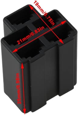 Dailygoods- Ontstekingssleutel set 2 stuks - Connector voor grasmaaier - 5-pins schakelaar - Compatibel met John Deere - Vervangt beschadigde componenten - Zorgt voor stabiele aansluiting — thumbnail 2