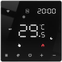 Slimme Thermostaat - Temperatuurregelaar Vloerverwarming - Comfortabel Huis - Spraakgestuurde Bediening - 10 x 10 x 4 cm - Wit — thumbnail 1