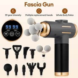 North Collective MuscleRelief Pro - Massage Gun 11-in-1 - Massage Gun Professioneel - Massage Apparaat - 99 Snelheden – 11 Massagekoppen – Diepe Spiermassage – USB-C Oplaadbaar — thumbnail 3