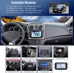 Auto radio met 7 inch touchscreen - Android 13 - 2GB RAM, 64GB opslag - GPS, WiFi, Bluetooth - ShopVlot — thumbnail 2