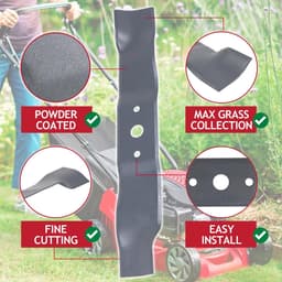 Omgoods - Vervangende Metaalmes voor Mountfield Grasmaaier (39 cm) — thumbnail 3