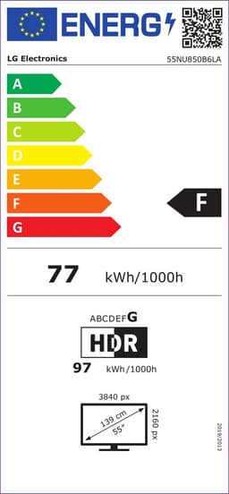 LG NANO 4K UHD AI 55NU850B6LA 139,7 cm (55") 4K Ultra HD Smart TV Wifi Zwart — thumbnail 2