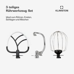 Keukenmachine Mixer - Bakmachine Deegmachine - Koken en Bakken - Planetair Roersysteem - 5 Liter Kom - Zilver — thumbnail 4