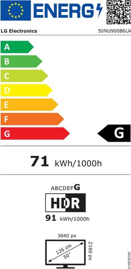 LG 50NU900B6LA 127 cm (50") 4K Ultra HD Smart TV Wifi Zwart — thumbnail 1