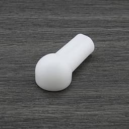 2 stuks vervangende eindkap voor bovenste duwstanggewricht 98656127902, compatibel met Porsche Boxster 986 987 bovenste ondersteuningsbeugel, duwstangkogelgewrichtadapters, wit — thumbnail 3