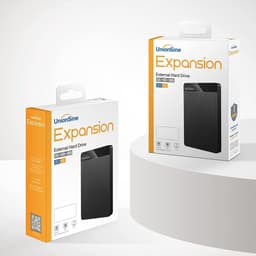 Externe harde schijf - Draagbare opslag - Bestanden opslaan - Ultrasnelle overdracht - 4 TB - Zwart — thumbnail 2
