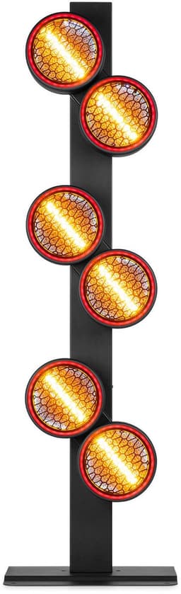 BeamZ RB640 lichteffect - 6x roterende retro blinders met standaard - 6x 40W RGBA LED’s — thumbnail 2
