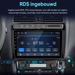 Cestovet LINUX Autoradio - Geschikt voor Vw Polo 6R 6C 2009-2017 - met Draadloos Carplay en Android Auto - 2009 2010 2011 2012 2013 2014 2015 2016 2017 - Bluetooth & Wifi USB & FM RDS & 2 DIN — thumbnail 2